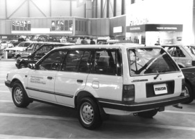 Mazda 323 Station Wagon (1986) - europäische Premiere, mit Frontantrieb - Genfer Autosalon 1986