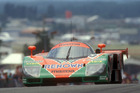 Mazda 787B (1991) - das Siegerauto von 1991 bei seinem Triumph in voller Fahrt