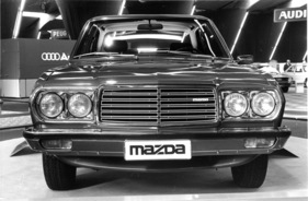 Mazda 929 (1976) - einige Detailänderungen, wie die neue Frontpartie - Genfer Autosalon 1976