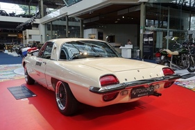 Mazda Cosmo Serie II (1970) – Heckansicht – Sonderausstellung "Big in Japan" in der Autoworld Brüssel