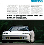 Bild: Mazda MX-03 (1985) - Prototyp als Werbeträger in der Werbung von 1986 "Fahrvergnügen kommt von der Geschwindigkeit"