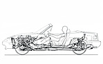 Mazda MX-5 (1989) - Durchsichtszeichnung