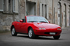 Mazda MX-5 (1991) - auch die hübschen Aluräder weisen ein nostalgisches Styling auf
