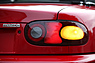 Mazda MX-5 (1991) - schön gestaltete Rückleuchten (© Bruno von Rotz, 2014)