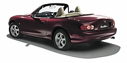 Image: Mazda MX-5 Mk II (2002) - Roadster VS in Aubergine