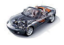 Image: Mazda MX-5 Mk III (2005) - Technology of the Roadster version made visible