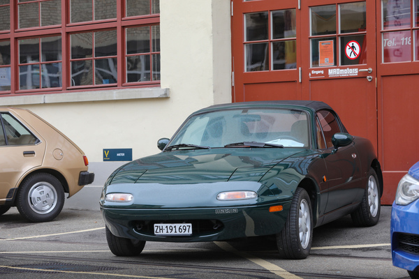 Mazda MX5 1.6i-16 Special (1992) - wäre zu haben für CHF 19'500 - Japanese Car Meeting Kemptthal 2025