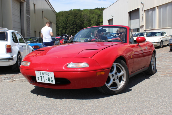 Mazda MX5 mit Nummernschildern aus der Heimat - Japaner Young- und Oldtimertreffen Bleienbach 2016