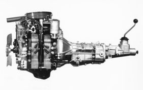 Mazda R 100 Coupé (1968) - ausgebauter Motor