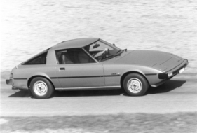 Mazda RX 7 (1979) - Testwagen in voller Fahrt