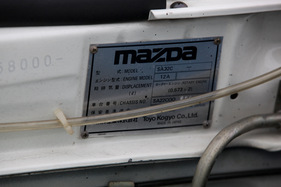 Mazda RX-7 (1979) - die Chassis-Plakette