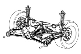 Mazda RX-7 (1985) - aufwändige neue Hinterachskonstruktion