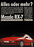 Mazda RX-7 (1986) - Werbung - alles oder mehr?