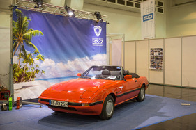 Mazda RX-7 Cabriolet (1988) – das erste offene Auto mit Wankelmotor seit dem NSU Spider – Techno Classica 2024 (1988)