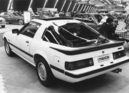 Mazda RX 7 - neu mit mehr Leistung und windschlüpfriger Karosserie, gezeigt am Genfer Salon 1981