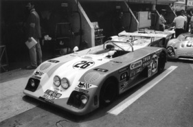 Mazda Sigma MC73 (1973) in Le Mans 1973 - Diese japanische Neukonstruktion mit Zweischeiben-Wankelmotor schied bereits früh aus dem Rennen aus