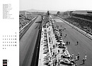 Bild: McKlein Motorsport Classic Kalender 2021 - Die Startaufstellung beim 1000-KM-Rennen 1966 auf dem Nürburgring - August-Seite