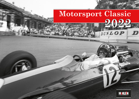 McKlein Motorsport Classic Kalender 2022 – das Cover ziert Jim Clark im Lotus 25-Climax.