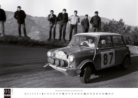 McKlein Motorsport Classic Calendar 2023 - BMC Mini Cooper S at the 1968 Monte-Carlo Rally