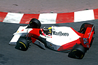 McLaren-Cosworth Ford MP4/8A F1 (1993) - am Lenkrad Ayrton Senna