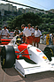 McLaren-Cosworth Ford MP4/8A F1 (1993) - am Lenkrad Ayrton Senna