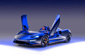 McLaren Elva Two-Seat Open Cockpit Hypercar (2022) - offered as Lot 022 at the Bonhams Abu Dhabi auction on November 25, 2023