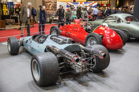 Bild McLaren M3A (1965) - ex Patsy Burt - in der Sonderschau "Une femme, une collection" - Rétromobile Paris 2016
