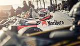 McLaren MP4 (1982) - bereit für den Demonstrationslauf der Ground-Effect-Grand-Prix-Fahrzeuge