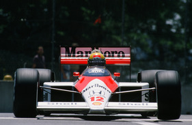 McLaren MP4-4 (1988) Ayrton Senna beim Grand Prix der USA