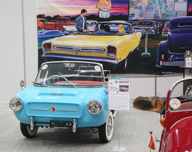 Meadows Frisky (1958) - elegant gezeichneter Kleinstwagen in der Sonderschau des SHVF - Swiss Classic World Luzern 2021