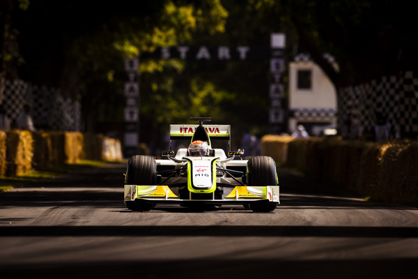 Image: Championship winner Brawn BGP 001 at the 2019 Festival of Speed
