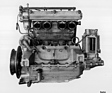 Bild: Mercedes 2-Liter-Targa-Florio-Rennwagen (1924) - Auslassseite des Rennmotors mit Kompressor