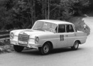 Mercedes 220 SE (1962) - Eberhard Mahle schlug mit dem Mercedes sämtlche Tourenwagen am Gaisbergrennen 1962