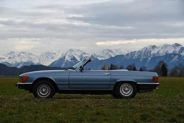 Mercedes 280 SL (1977) - gemeldet als Lot 088 an der Versteigerung der Oldtimer Galerie in Toffen am 30. März 2019