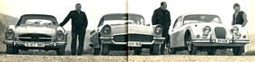 Mercedes 300 SL, Ford Thunderbird und Jaguar XK 150 im Vergleich Mercedes 300 SL, Ford Thunderbird und Jaguar XK 150 im Vergleich