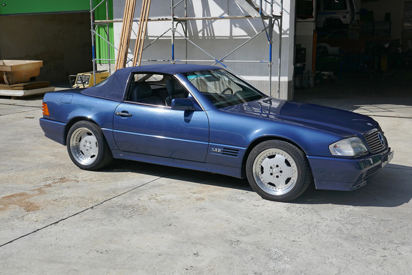 Mercedes 600 SL (1992) - gemeldet als Lot 036 an der Versteigerung der Oldtimer Galerie in Toffen am 30. März 2019