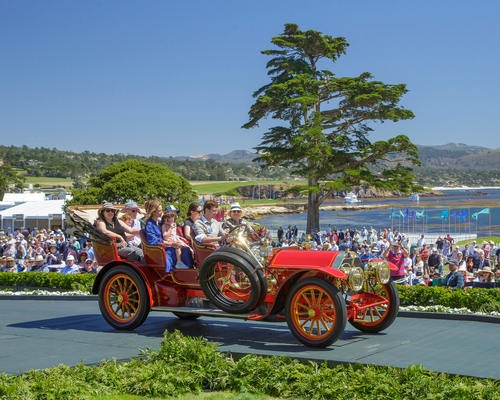 Mercedes 70 HP (1906) - 2. Rang in der Klasse A-1 beim Pebble Beach Concours d'Elegance 2024