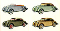 Mercedes-Benz 130 (1934) - offene und geschlossene Ausführungen - Cabriolet, Cabriolet-Limousine (Tourenwagen) und Limousine (Quelle: Archiv) Mercedes-Benz 130 (1934) - offene und geschlossene Ausführungen - Cabriolet, Cabriolet-Limousine (Tourenwagen) und Limousine (Quelle: Archiv)