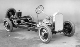 Mercedes-Benz 170 (1934) - Sicht auf das Fahrgestell der Fahrzeuge zwischen 1931 und 1936