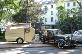 Mercedes-Benz 170 Da (1950) - mit passendem Wohnwagen - 40. Oldtimer-Meeting Baden-Baden 2016