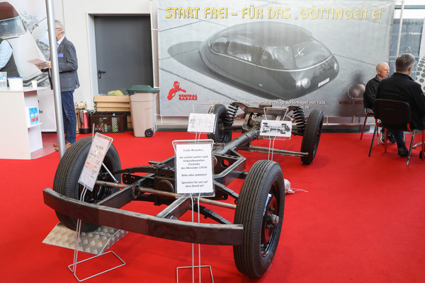 Bild Mercedes-Benz 170 H (1937) - die Basis für den Wiederaufbau des Göttinger Eis - Bremen Classic Motorshow 2023