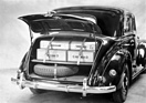 Mercedes-Benz 170 S (1949) - Blick in den Kofferraum mit auf Wunsch erhältlichem passenden Koffersatz