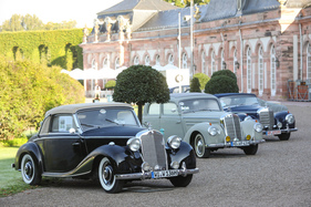 Mercedes-Benz 170 S Cabrio A (1952) - vier Zylinder, 1,8 Liter Hubraum, 52 PS, 120 km/h - 21. Classic-Gala Schwetzingen 2025