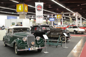 Mercedes-Benz 170 S Cabriolet (1949) -auf dem Stand des Mercedes Veteranen Clubs - Retro Classics Bavaria 2016 (1949)