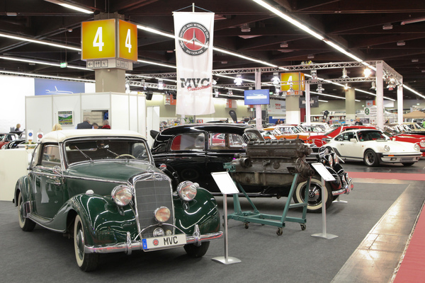 Mercedes-Benz 170 S Cabriolet (1949) -auf dem Stand des Mercedes Veteranen Clubs - Retro Classics Bavaria 2016