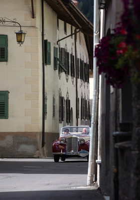 Mercedes Benz 170 S Cabriolet (1950) - ADAC Trentino Classic 2013 - Oldtimer-Wanderung um den Sonax-Pokal