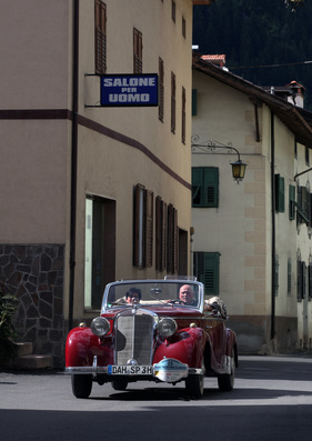 Mercedes Benz 170 S Cabriolet (1950) - ADAC Trentino Classic 2013 - Oldtimer-Wanderung um den Sonax-Pokal (1950)