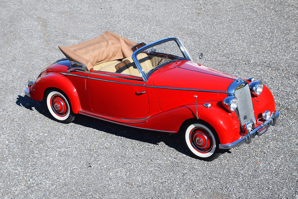 Mercedes-Benz 170 S Cabriolet A (1951) - als Lot 77 an der Versteigerung der Oldtimer Galerie Toffen am 20. Oktoberl 2018