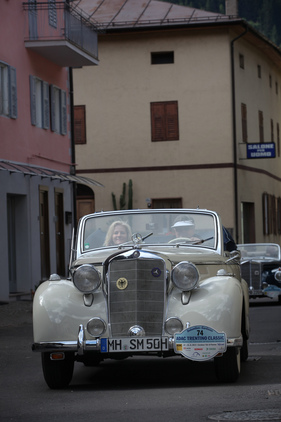 Mercedes Benz 170 S Cabriolet A W 136 IV (1950) - ADAC Trentino Classic 2013 - Oldtimer-Wanderung um den Sonax-Pokal (1950)