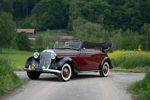 Mercedes-Benz 170 S Cabriolet B (1950) - offered as lot 37 at the auction of the Oldtimer Gallery at the Swiss Classic World in Lucerne on May 31, 2025